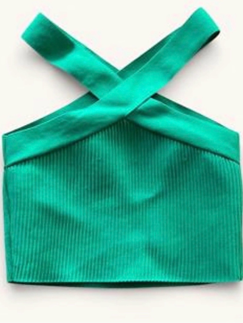 BUNDLE of 4 size Med Crop Tops - Picture 3 of 5
